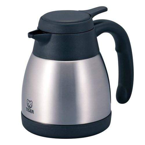 Tiger Stainless Steel Vacuum Carafe - 0.6L Capacity, Lever Action, Made in Japan-Kiichin - The #1 Place for Japanese Goods in Your Hand!