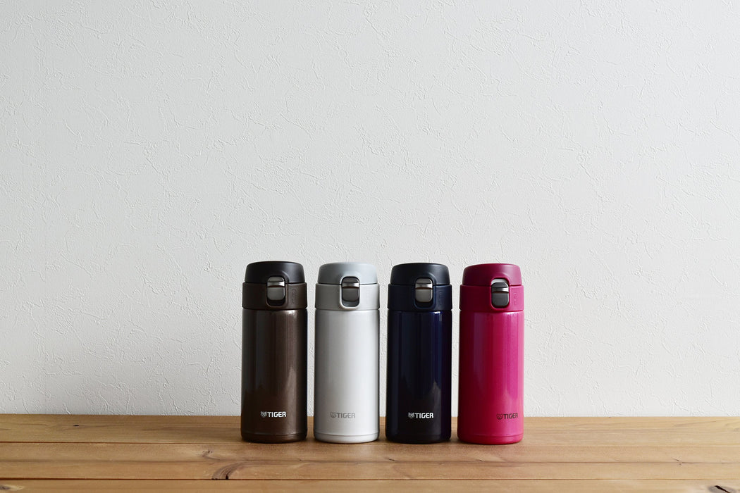 Tiger Thermos 360ml Stainless Steel Water Bottle - Sahara Pink-Kiichin - The #1 Place for Japanese Goods in Your Hand!