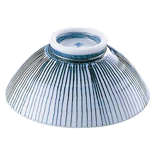 Seto Ware Ceramic Rice Bowl - 12.5cm Senbon-Tokusa Collection-Kiichin - The #1 Place for Japanese Goods in Your Hand!