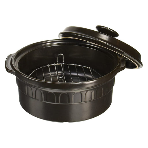 Premium 22cm Toceram Ceramic Casserole Pot - Heat-Resistant & Durable-Kiichin - The #1 Place for Japanese Goods in Your Hand!