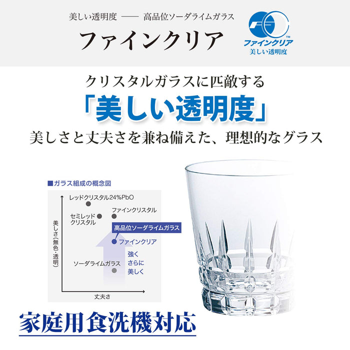 Toyo Sasaki Glass Cold Sake Carafe - 310ml - Japan Made - Dishwasher Safe - 3Pcs-Kiichin - The #1 Place for Japanese Goods in Your Hand!