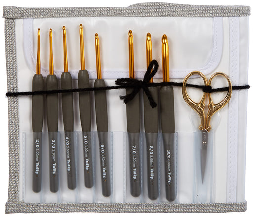 Tulip Etimo Crochet Hook Set - Premium Gold Japan TEG-001-Kiichin - The #1 Place for Japanese Goods in Your Hand!