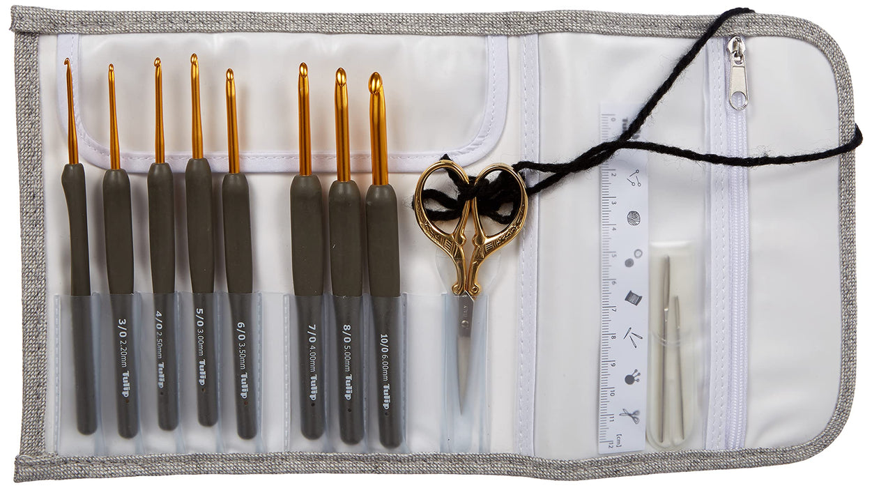 Tulip Etimo Crochet Hook Set - Premium Gold Japan TEG-001-Kiichin - The #1 Place for Japanese Goods in Your Hand!