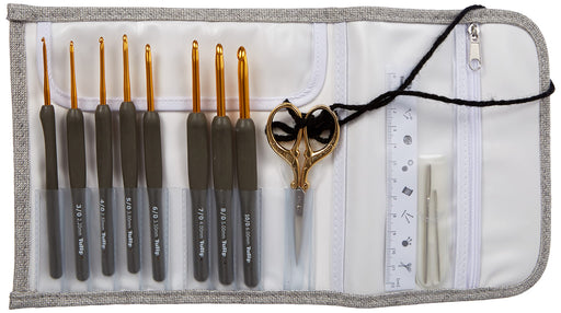Tulip Etimo Crochet Hook Set - Premium Gold Japan TEG-001-Kiichin - The #1 Place for Japanese Goods in Your Hand!