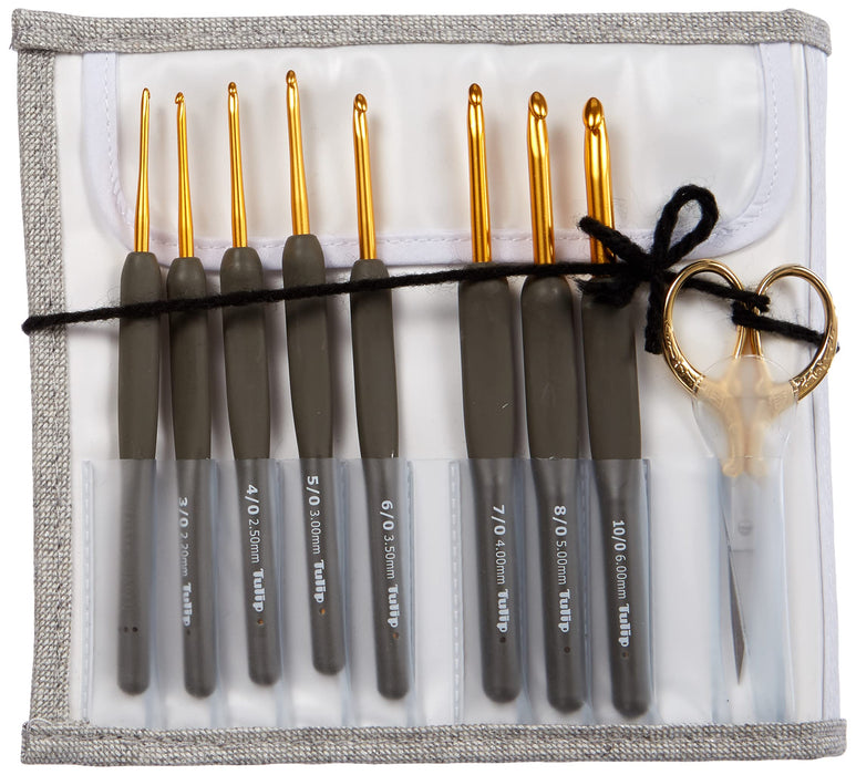 Tulip Etimo Crochet Hook Set - Premium Gold Japan TEG-001-Kiichin - The #1 Place for Japanese Goods in Your Hand!