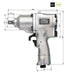 Vessel GT-P80W Air Impact Wrench Double Hammer-Kiichin - The #1 Place for Japanese Goods in Your Hand!