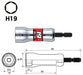 : Vessel SL201990 19x90mm Hex Socket-Kiichin - The #1 Place for Japanese Goods in Your Hand!