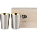 Premium Gold Plated Stainless Steel Tumbler Set - 390ml (2pcs) by Wahei Freiz-Kiichin - The #1 Place for Japanese Goods in Your Hand!