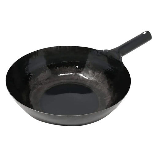 Yamada 27cm Hammered Iron Wok - 1.6mm Thickness-Kiichin - The #1 Place for Japanese Goods in Your Hand!