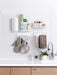 Yamazaki Industrial White Magnet Dish Hanger - Kitchen Storage-Kiichin - The #1 Place for Japanese Goods in Your Hand!