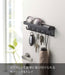 Yamazaki Industrial Magnetic Key Hook Tray - Black 24.5X4.5X6Cm - Key Storage-Kiichin - The #1 Place for Japanese Goods in Your Hand!