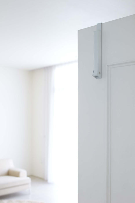 Yamazaki Industrial Smart White Folding Door Hanger - 2X7 to 20.5X20Cm-Kiichin - The #1 Place for Japanese Goods in Your Hand!