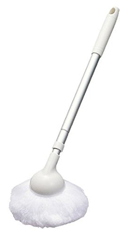 Yamazaki Sangyo Japan Bath Brush Telescopic Antibacterial White 174966-Kiichin - The #1 Place for Japanese Goods in Your Hand!