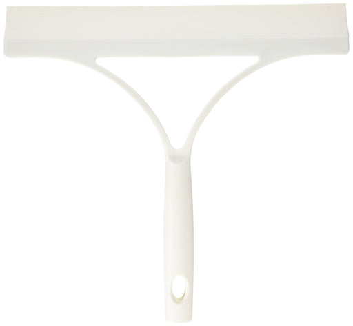 Yamazaki Sangyo Water Squeegee Drainer Wiper Basbon-Kun Japan 174348 1 White-Kiichin - The #1 Place for Japanese Goods in Your Hand!