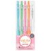 Zebra Sarasa Clip 0.5 Milk 5 Color Ballpoint Pen - Japanese JJ15-5C-MK-Kiichin - The #1 Place for Japanese Goods in Your Hand!