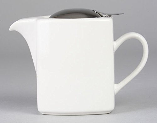 Zero Japan Square Herb Teapot 670Cc White Bbn-11 - Authentic Made In Japan-Kiichin - The #1 Place for Japanese Goods in Your Hand!