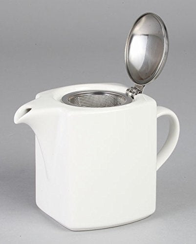 Zero Japan Square Herb Teapot 670Cc White Bbn-11 - Authentic Made In Japan-Kiichin - The #1 Place for Japanese Goods in Your Hand!