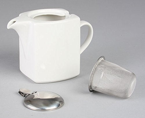 Zero Japan Square Herb Teapot 670Cc White Bbn-11 - Authentic Made In Japan-Kiichin - The #1 Place for Japanese Goods in Your Hand!