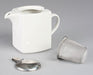 Zero Japan Square Herb Teapot 670Cc White Bbn-11 - Authentic Made In Japan-Kiichin - The #1 Place for Japanese Goods in Your Hand!